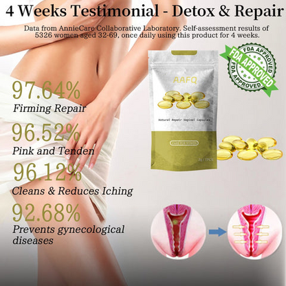 ✨✨✨✨✨AAFQ™ Instant Itching Stopper & Detox and Slimming & Firming Repair & Pink and Tender Natural Capsules PRO