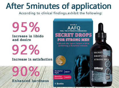 ⭐⭐⭐⭐⭐AAFQ™ Prostate Strongman Drops - Potent Formula [⏰ 4 Bottles with Free Shipping, Limited 3-Day Offer!] - Herbal Ingredients - Made in the USA
