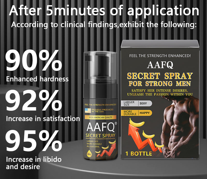 ⭐⭐⭐⭐⭐AAFQ® Secret Spray for Strong Men 【⏰Limited time 50% off for 3 days only, plus buy one get one free for the first 200 people】