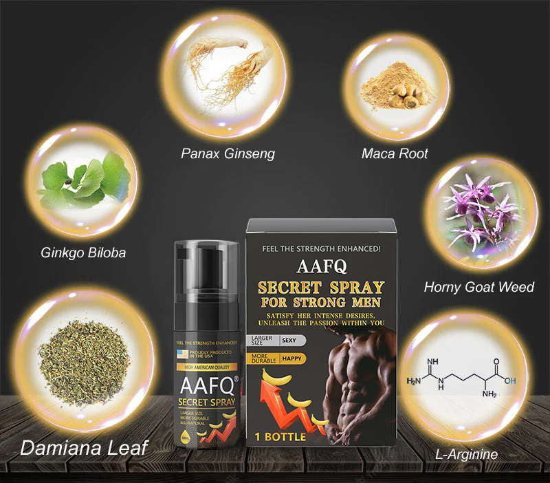 ⭐⭐⭐AAFQ® Secret Spray for Strong Men 【⏰Limited time 50% off for 3 days only, plus buy one get one free for the first 200 people】