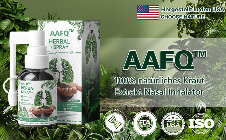 🔥AAFQ™ Herbal Lung Cleanse Mist - Powerful Lung Support, Cleanse & Breathe - Made in the USA - Herbal Mist